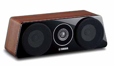 Yamaha NS-C500 Center-Speaker der 500er-Serie, Farbe: braun