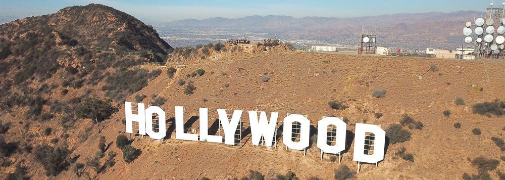 Hollywood Schriftzug