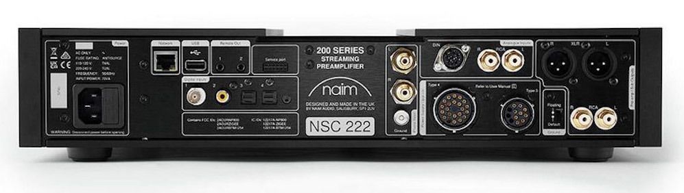 Naim NSC-222 Rückansicht