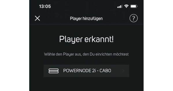 Bluesound Powernode 2i - Einbindung per App