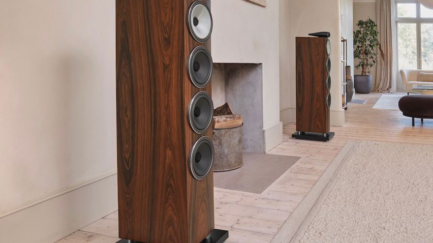 Bowers &amp; Wilkins Standlautsprecher 702 S3 in der Ausführung Mokka