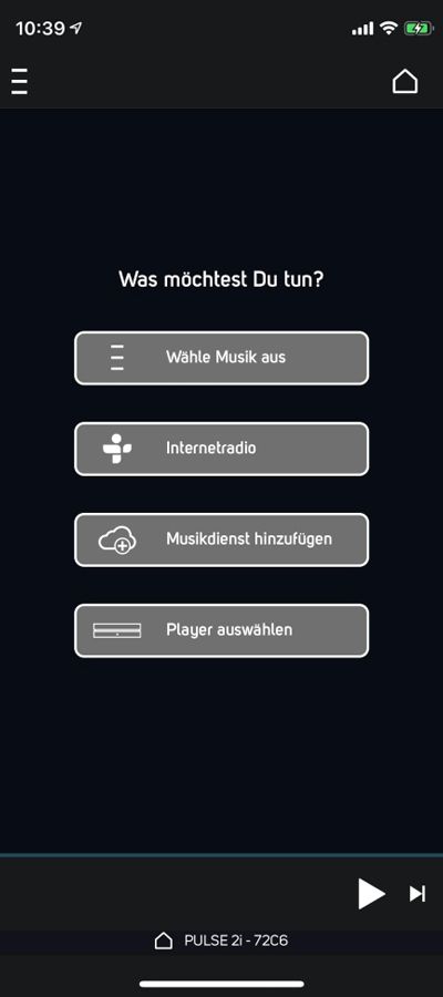 Übersichtliche App