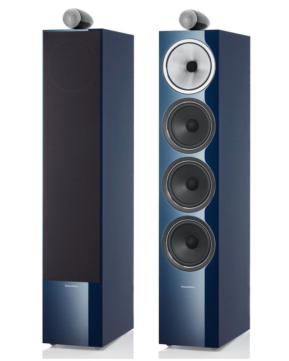 Bowers &amp; Wilkins 702 Signature - mit und ohne Abdeckung