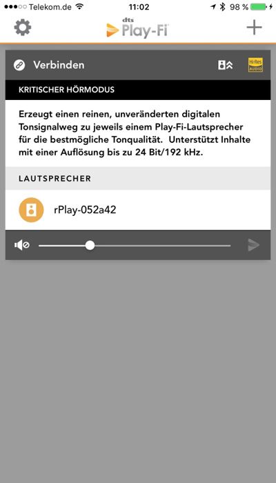 DTS Play-Fi unterstützt hochauflösendes Audio-Material