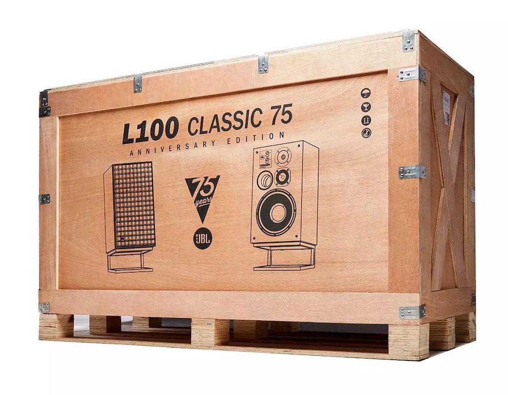 JBL L100 Classic 75th Special Edition - Lieferkiste