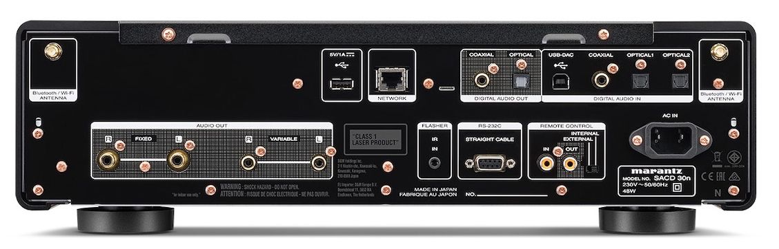 Marantz SACD 30 n - Rückansicht