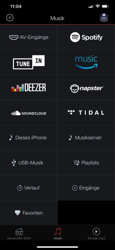 Denon HEOS-App: umfangreiche Netzwerk-Funktionen