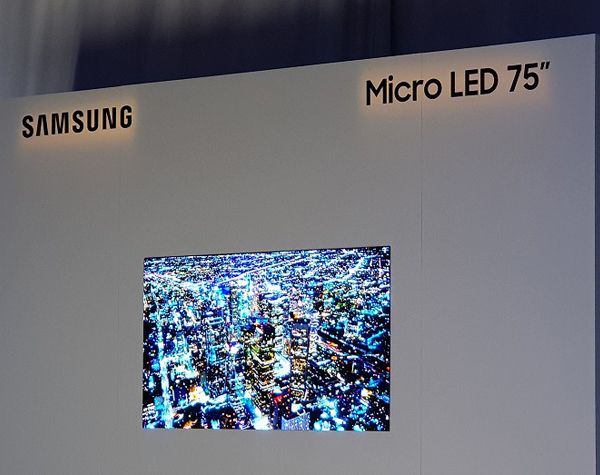 Samsung setzt auf Micro LED ... auch im Consumer Bereich