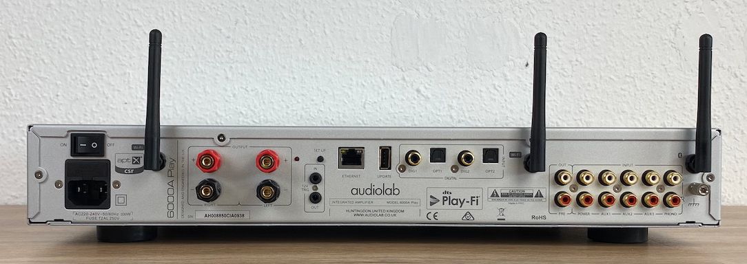 Audiolab 6000 A Play - Rückansicht