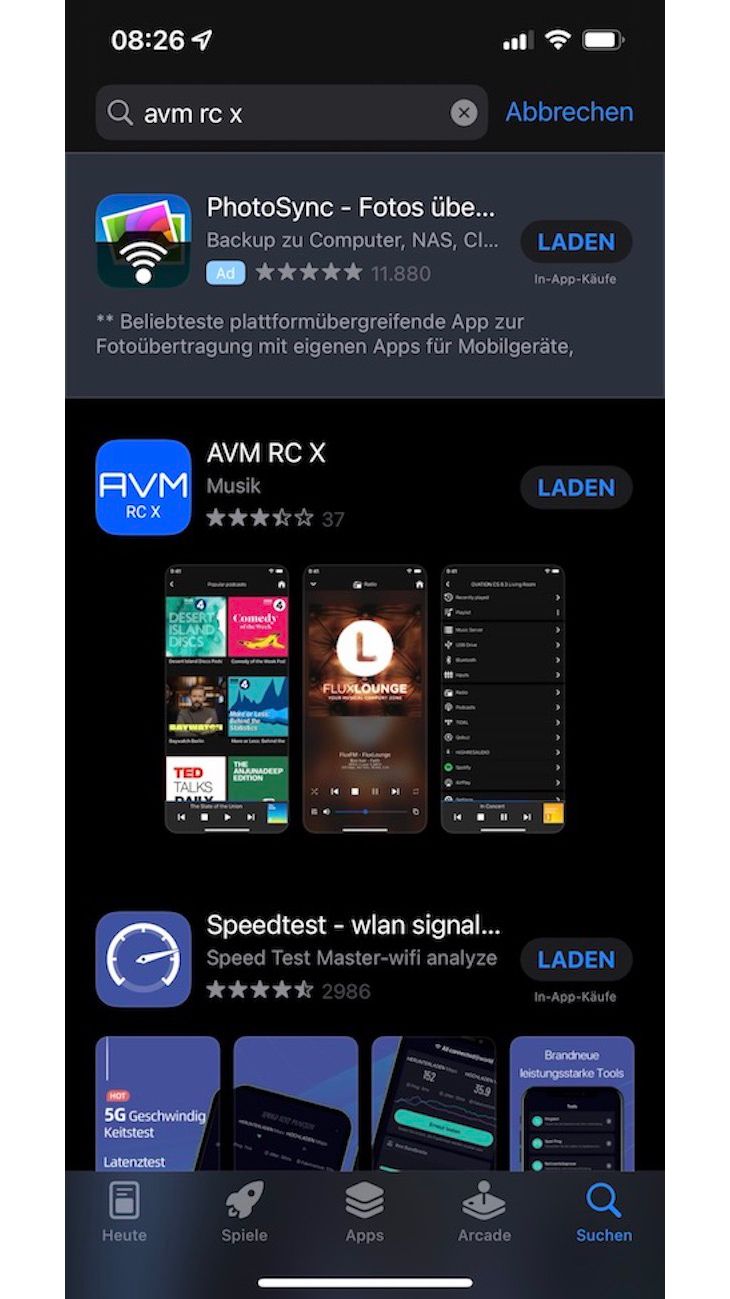 AVM RC X App