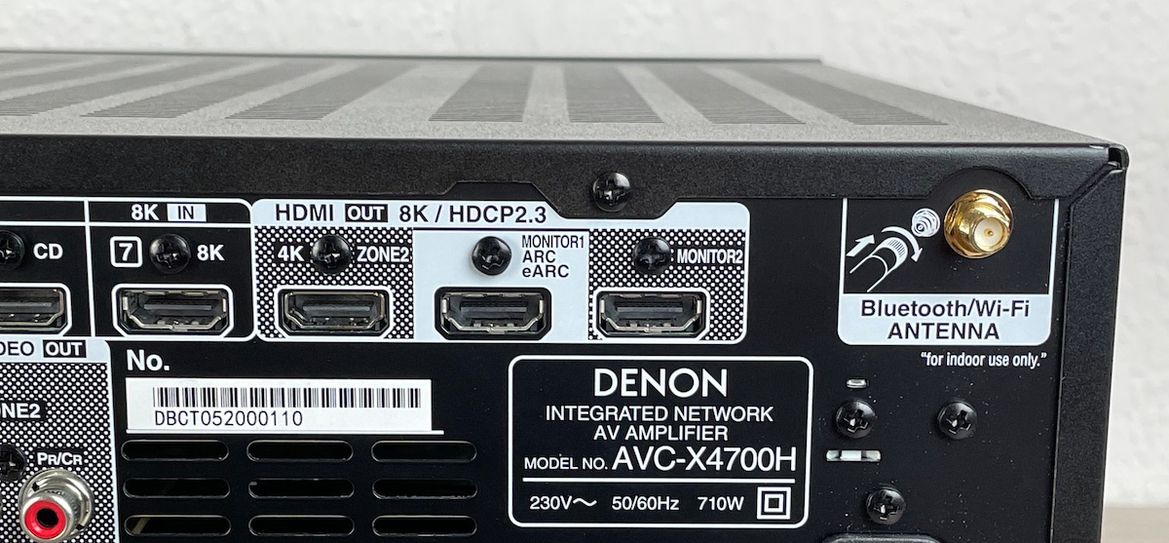 Denon AVC-X 4700H - HDMI-Anschlüsse