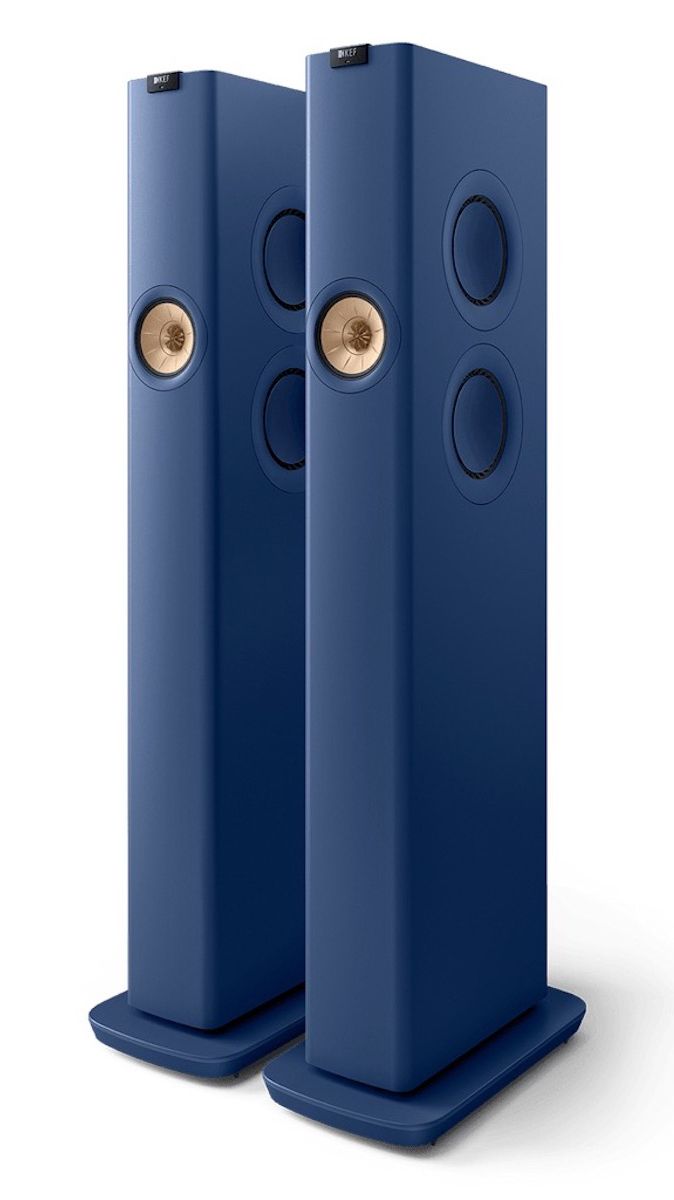 KEF LS60 Wireless in blau