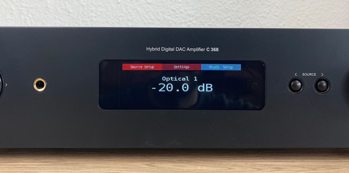 NAD C368 Display