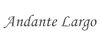 ANDANTE LARGO Markenlogo ANDANTE LARGO