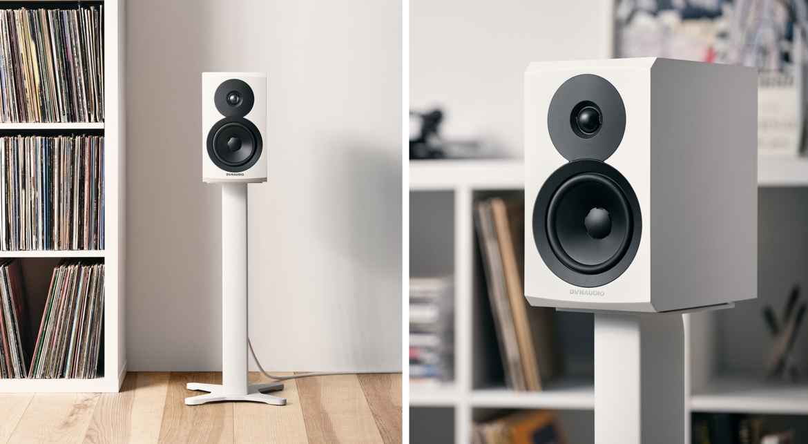 Dynaudio Emit 10 mit optional erhältlichem Standfuß