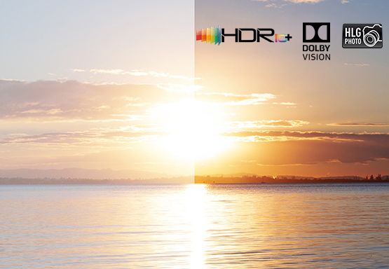 Unterstützt alle wichtigen HDR Standards