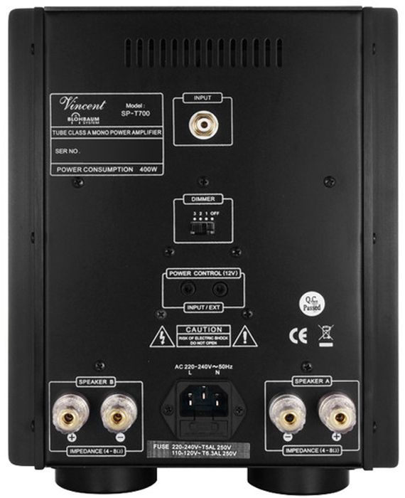 Vincent SP-T700 Rückansicht