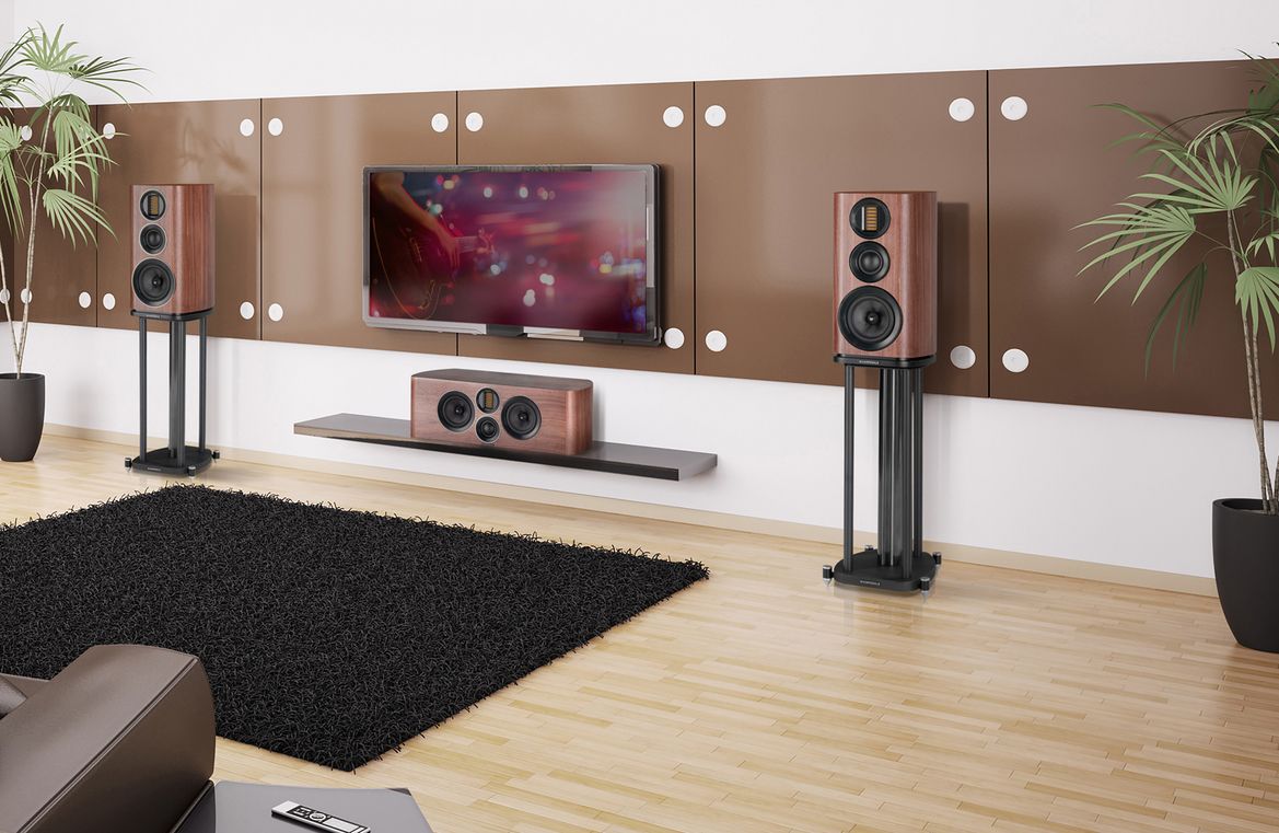 Wharfedale EVO 4.2 Stands im Wohnambiente