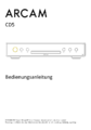 arcamcd5bedanleitung