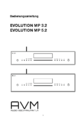 Bedienungsanleitung zum AVM MP 3.2 und 5.2