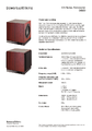 Bowers & Wilkins DB2D Datenblatt