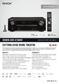 Datenblatt des Denon AVR-X1600H in Englisch