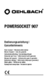 Bedienungsanleitung der Oehlbach Powersocket 907 als PDF Datei