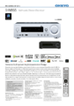 Datenblatt des Onkyo R-N855