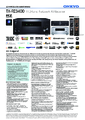 Hier kommen Sie zum Datenblatt zum Onkyo TX-RZ3400