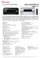 Pioneer VSX-LX504 Datenblatt