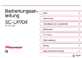Bedienungsanleitung des Pioneer SC-LX904