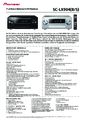 Datenblatt des Pioneer SC-LX904 im PDF Format