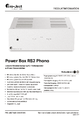 Datenblatt des Pro-Ject Power Box RS2 Phono