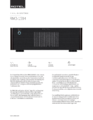 Das Produktdatenblatt der Rotel RMB-1504 als PDF Datei