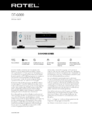 Datenblatt des Rotel DT-6000