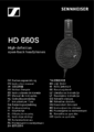 PDF Datei mit der Bedienungsanleitung des Sennheiser HD 660S