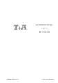 Bedienungsanleitung des T+A MP 3100 HV