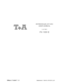 Die Bedienungsanleitung des T+A PA 1000 E als PDF Datei