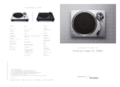 Broschüre des Technics SL-1500 C