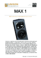 Produktdaten Unison MAX-1