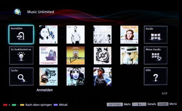 Music on Demand bei Sony