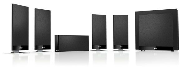 KEF T-105 System mit KEF T2 Subwoofer