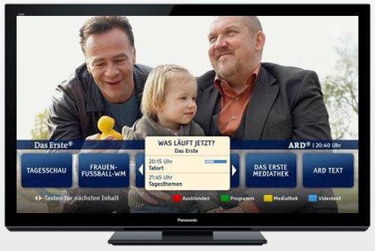 HbbTV in den neuen Panasonic Plasma-Fernsehern